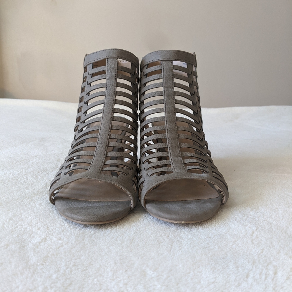 Call It Spring Open-Toe Boots - Picture 6 of 10